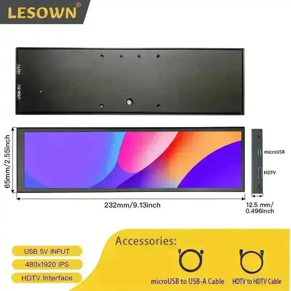 Lesown 8.8-Inch Secondary Screen Monitor - Bear Hugs