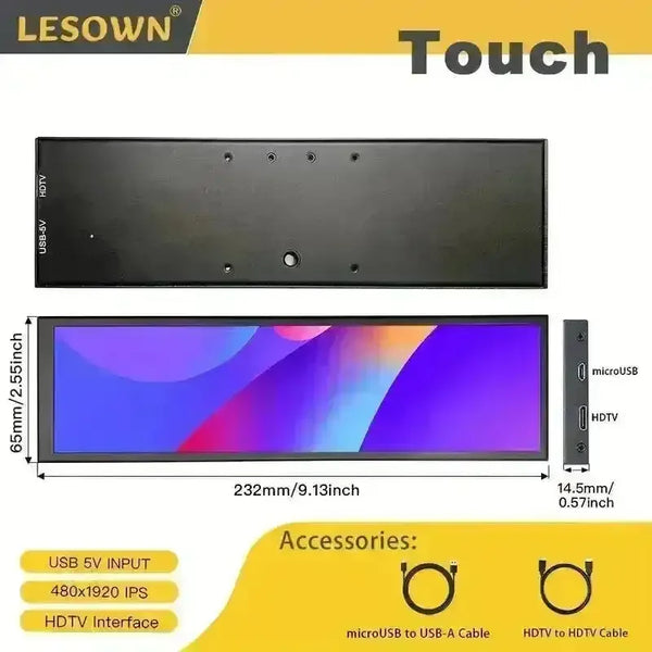 Lesown 8.8-Inch Secondary Screen Monitor - Bear Hugs