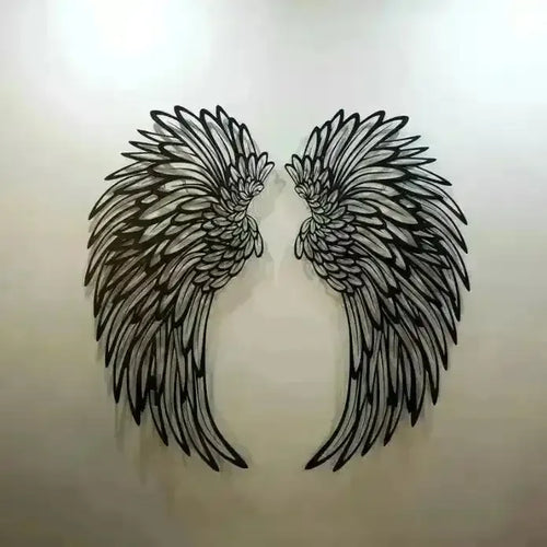 Light Up Angel Wings Wall Art - Bear Hugs
