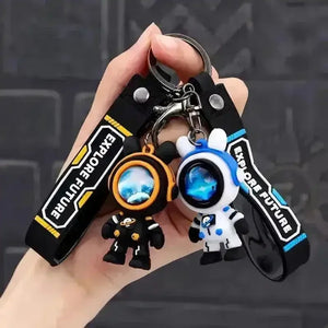 Lightning Astronaut Bear 3D Keychain - Bear Hugs