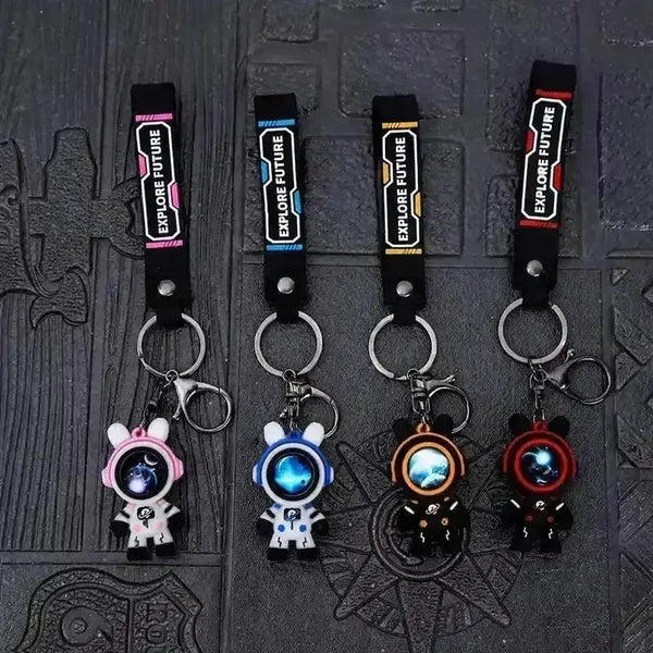 Lightning Astronaut Bear 3D Keychain - Bear Hugs