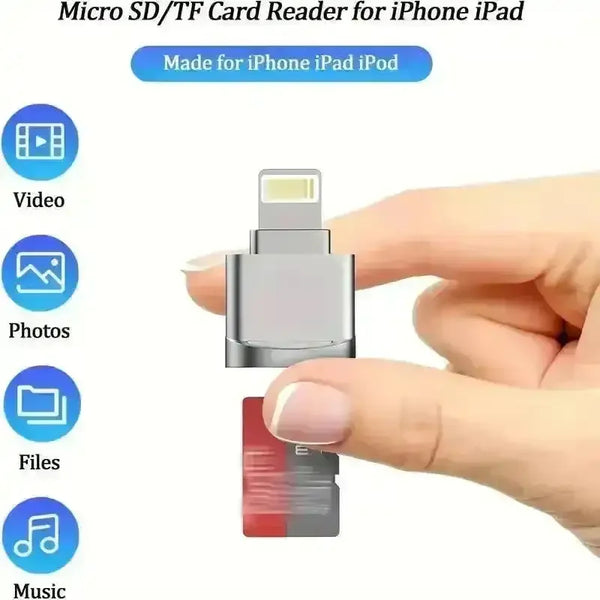 Lightning Connector SD Card OTG - Bear Hugs