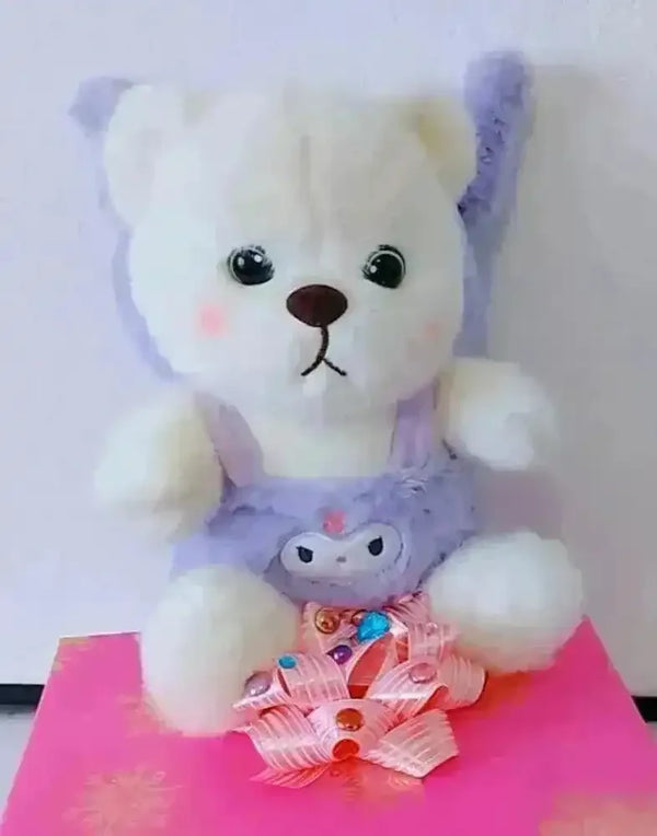 Lil' Kuromi Lena Cosplay Bear Plushie - Bear Hugs