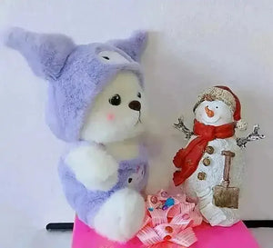 Lil' Kuromi Lena Cosplay Bear Plushie - Bear Hugs