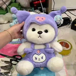 Lil' Kuromi Lena Cosplay Bear Plushie - Bear Hugs