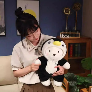 Lina Bear Penguin Pal Plushie (30 cm) - Bear Hugs