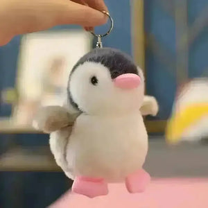Little Squeaky Plush Penguin Keychain - Bear Hugs