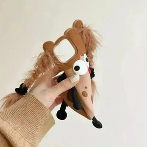 Long Haired Potato Girl Phone Case (For iPhones) - Bear Hugs