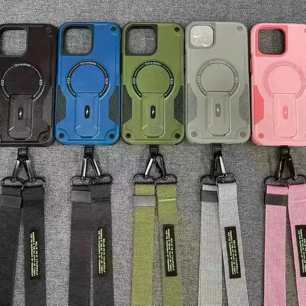 Long Strap Defender Phone Case (For iPhones) - Bear Hugs
