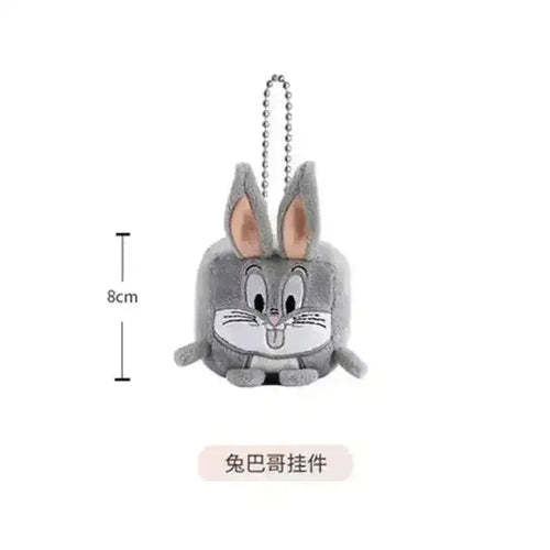 Looney Tunes Square Plush Keychains - Bear Hugs