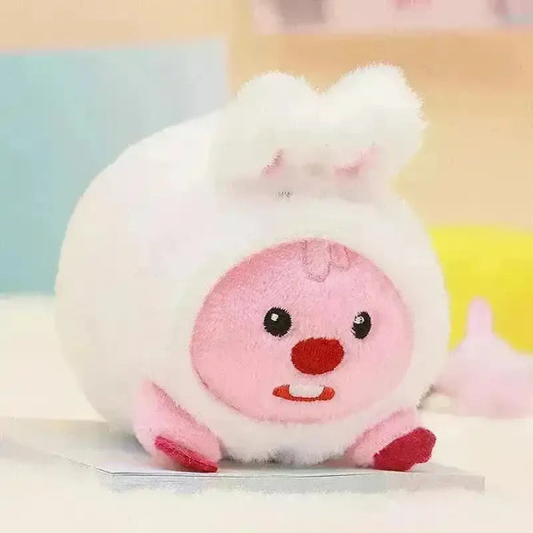 Loopy Pink Plush Pendants - Bear Hugs