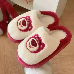 Lotso Winter Plush Slippers - Bear Hugs