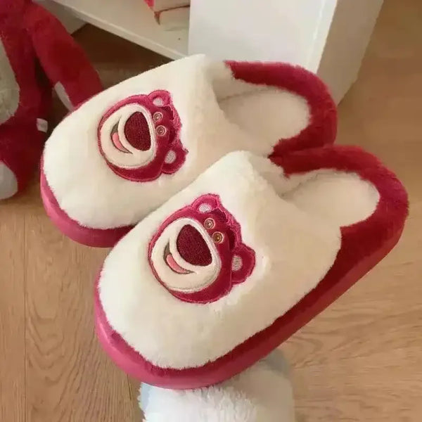 Lotso Winter Plush Slippers - Bear Hugs