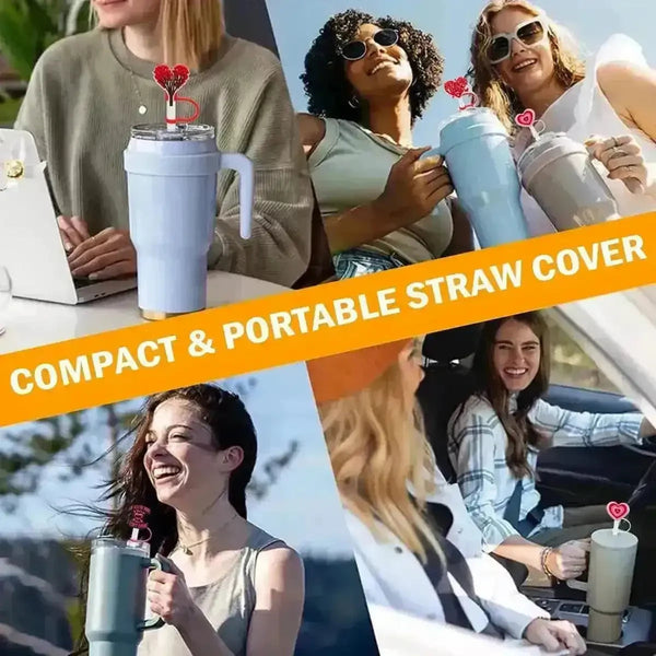 Lovestruck Silicone Straw Cap for Stanley Cup - Bear Hugs