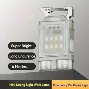 LuminoClip Powerful Mini Keychain Utility Flashlight - Bear Hugs