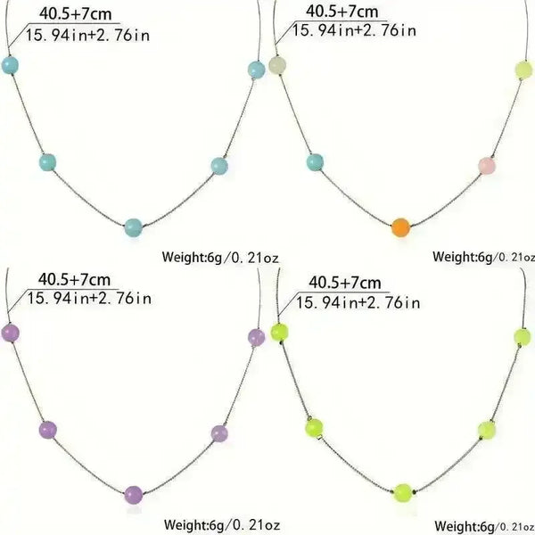 Luminous Beaded Necklace - Bear Hugs