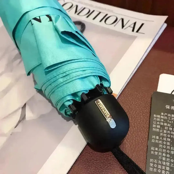Luxe Tiff Tri-Fold Umbrella - Bear Hugs