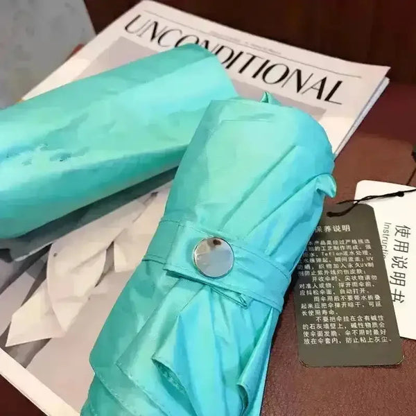 Luxe Tiff Tri-Fold Umbrella - Bear Hugs