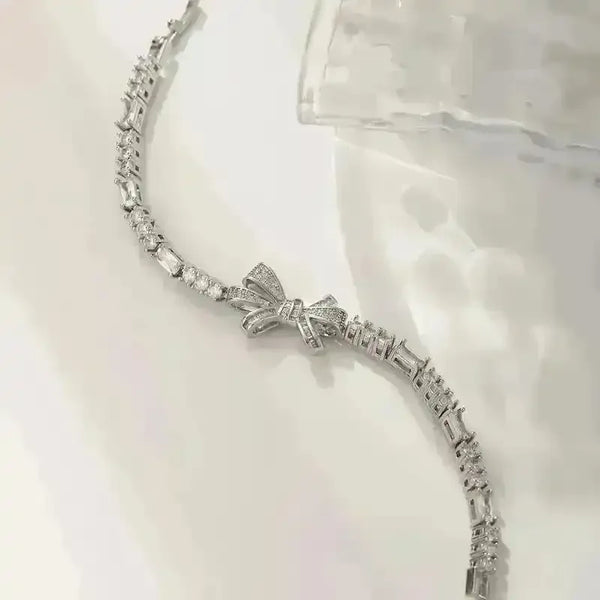 Luxurious Copper Bow Bracelet - Bear Hugs