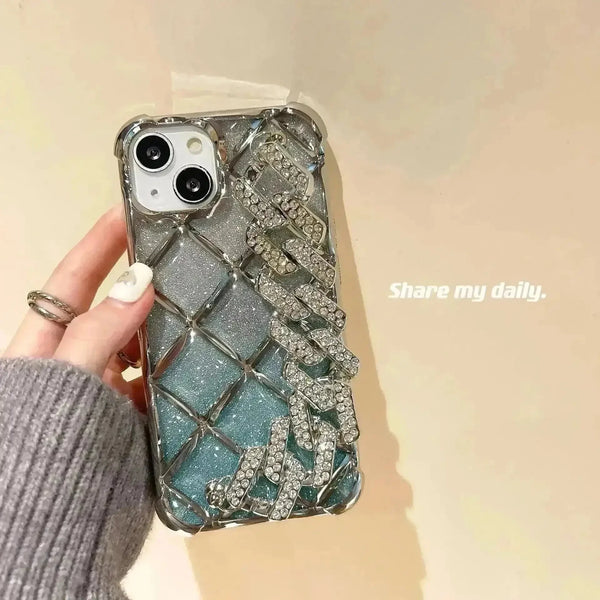 Luxurious Diamond Bracelet Phone Case (For iPhones) - Bear Hugs