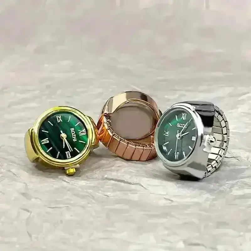 Luxurious Mini Watch Ring - Bear Hugs