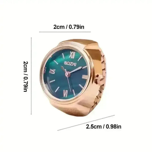 Luxurious Mini Watch Ring - Bear Hugs