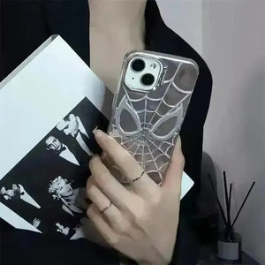 Luxurious Spiderman 3D Silver Phone Case (For iPhones) - Bear Hugs