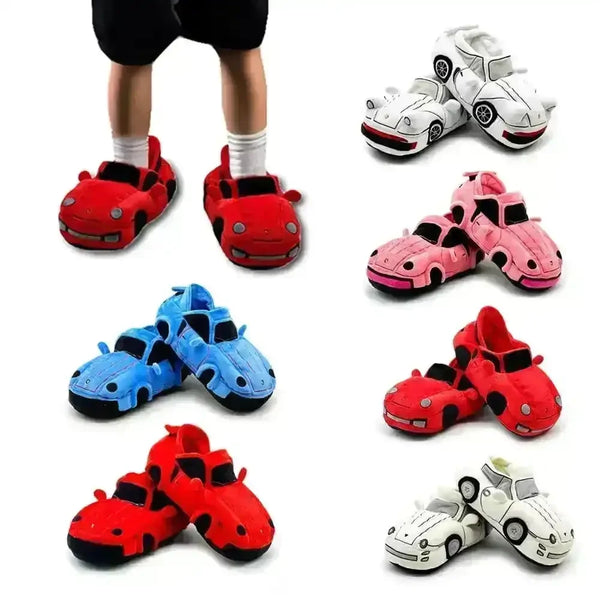 Luxury Car Plush Slippers - Bear Hugs