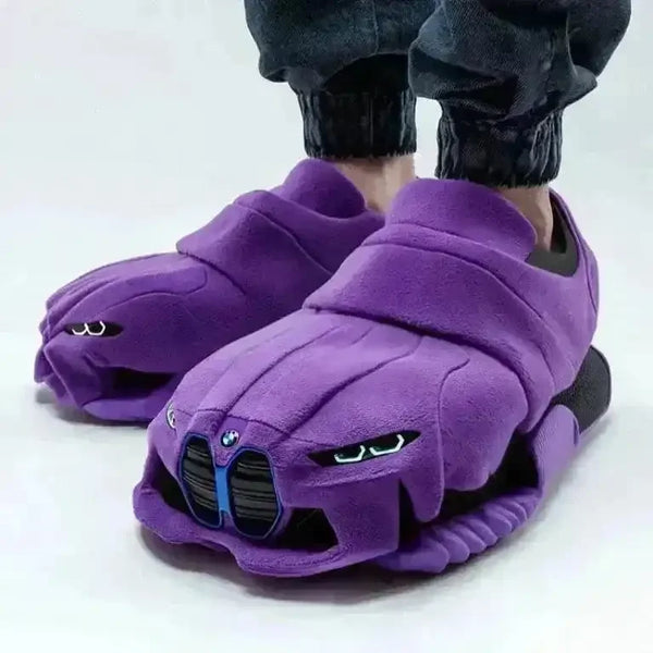Luxury Car Plush Slippers - Bear Hugs