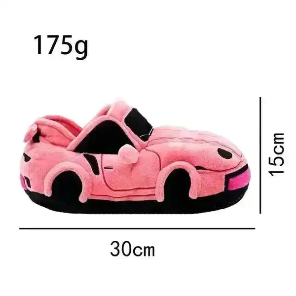 Luxury Car Plush Slippers - Bear Hugs
