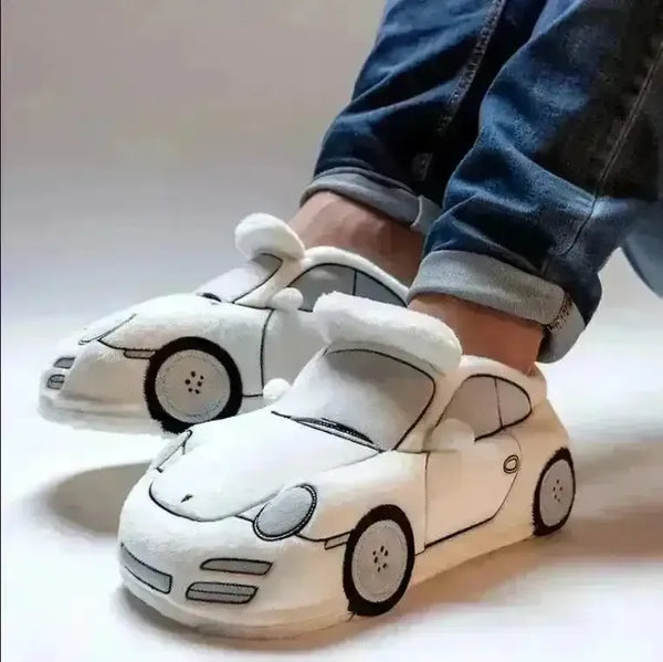 Luxury Car Plush Slippers - Bear Hugs
