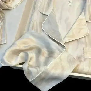 Luxury Designer Ice Silk Night Suit - Bear Hugs