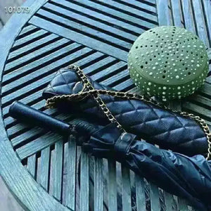 Luxury Epitome Black Designer Umbrella - Bear Hugs