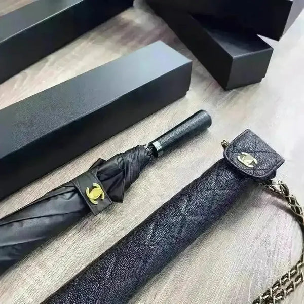 Luxury Epitome Black Designer Umbrella - Bear Hugs