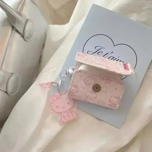 Luxury Hello Kitty Leather AirPods Case - Bear Hugs
