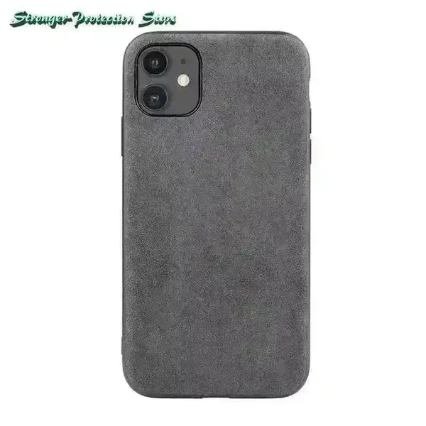 Luxury Italian Alcantara Leather Case (For iPhones) - Bear Hugs