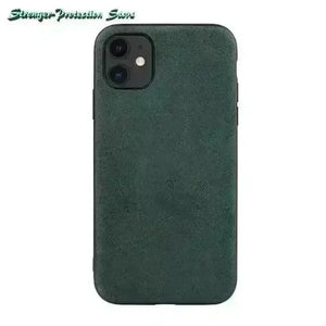 Luxury Italian Alcantara Leather Case (For iPhones) - Bear Hugs