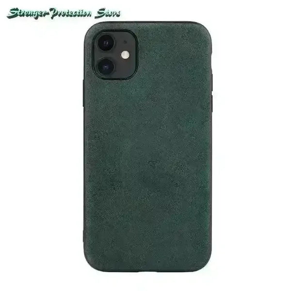 Luxury Italian Alcantara Leather Case (For iPhones) - Bear Hugs