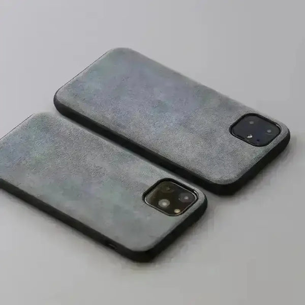 Luxury Italian Alcantara Leather Case (For iPhones) - Bear Hugs
