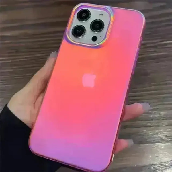 Luxury Laser Matte Clear Phone Case (For iPhones) - Bear Hugs