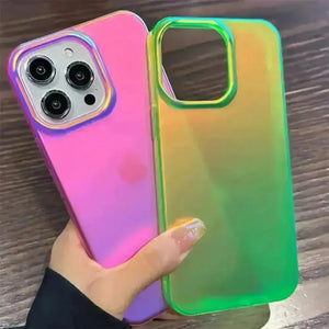 Luxury Laser Matte Clear Phone Case (For iPhones) - Bear Hugs