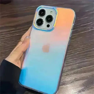 Luxury Laser Matte Clear Phone Case (For iPhones) - Bear Hugs