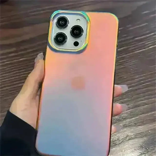 Luxury Laser Matte Clear Phone Case (For iPhones) - Bear Hugs