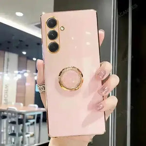 Luxury Plating Ring Case (For Samsung) - Bear Hugs