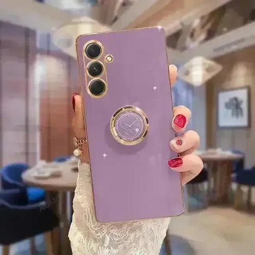 Luxury Plating Ring Case (For Samsung) - Bear Hugs