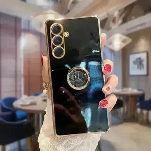 Luxury Plating Ring Case (For Samsung) - Bear Hugs