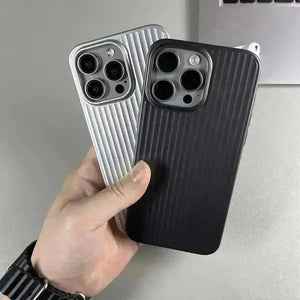 Luxury Rimo Corrugated Pattern Case (For iPhones) - Bear Hugs