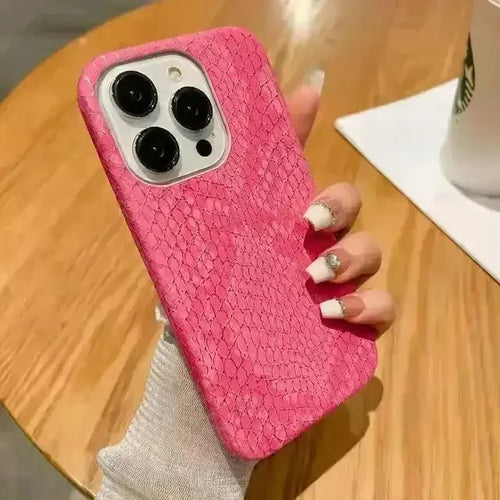 Luxury Snake Texture Phone Case (For iPhones) - Bear Hugs