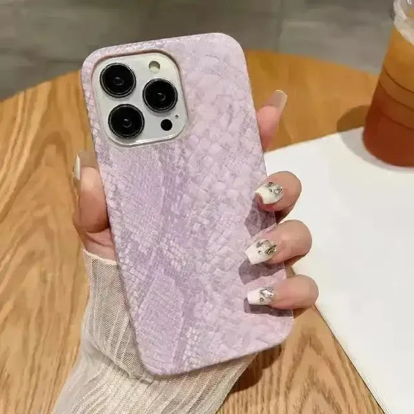 Luxury Snake Texture Phone Case (For iPhones) - Bear Hugs