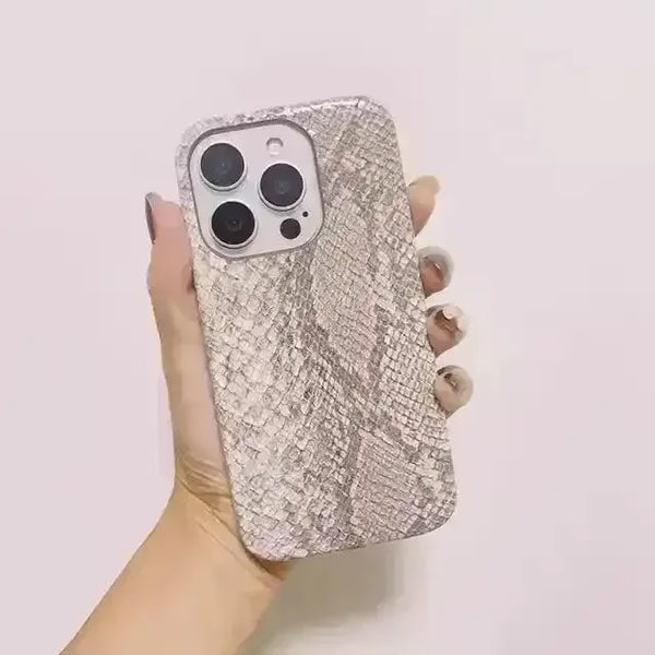 Luxury Snake Texture Phone Case (For iPhones) - Bear Hugs